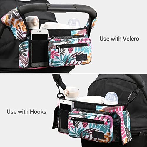 Momcozy Universal Stroller Organizer with Insulated Cup Holder - Image 4