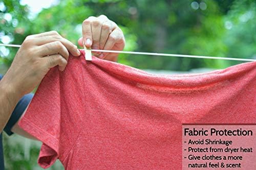 Retractable Clothesline - Heavy Duty Indoor & Outdoor Clothes Line, 45 Feet - Image 6