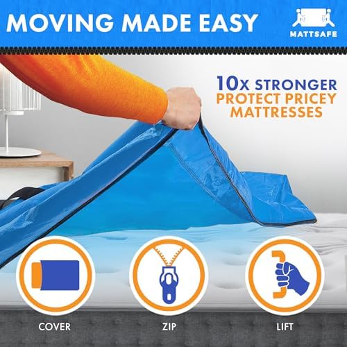 Nordic Elk Twin XL Size Mattress Bags for Moving and Storage, Bed Cover - Image 4