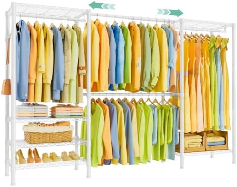 SEMHOR E06 Expandable Heavy Duty Clothes Rack for Reach-in Closet by SEMHOR