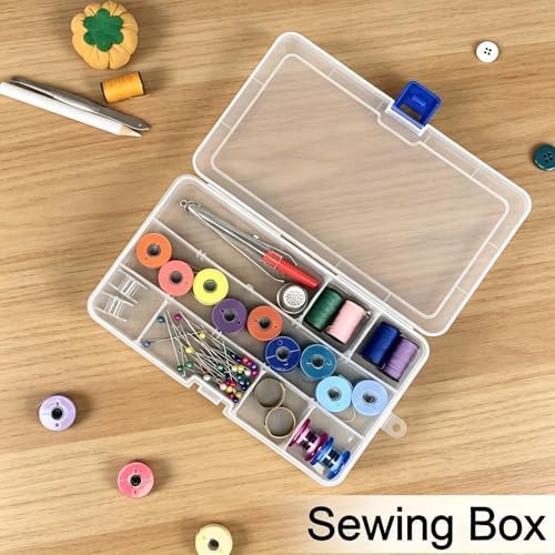 4Pack Bead Organizer Box with Adjustable Dividers,for Bracelet Making DIY Jewelry Craft Nail and Earring Organizing,Fishing Tackle Boxes (clear) - Image 4