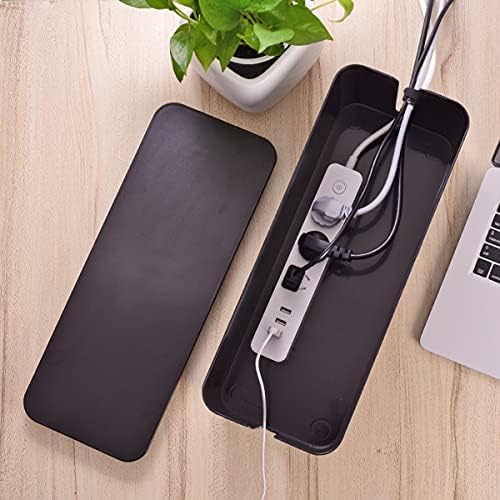 Cable Management Box, Large Cord Organizer Box to Hide Power Strip - Image 5
