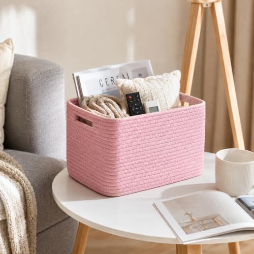 5 Pack Woven Storage Baskets, Decorative Storage Bins for Organizing - Image 7