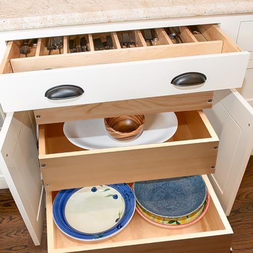 Mulush Pull Out Cabinet Organizer 20''W×21''D×19''H Slide Out Drawer - Image 2