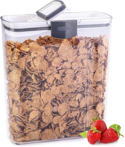 ProKeeper Cereal Keeper Food Storage Container, Airtight Seal, 3-Quart, 1 Piece (Pack of 6) by ProgressiveInternational