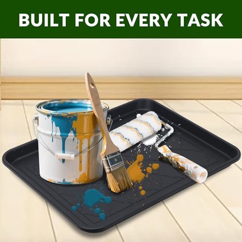 Finorder Multi-Purpose Boot Trays, 2 Pack, 17.6" x 14" x 1.2", Black - Image 5