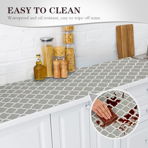 Drawer and Shelf Liner for Kitchen Cabinets, Gray, 12IN X 20FT - Image 3