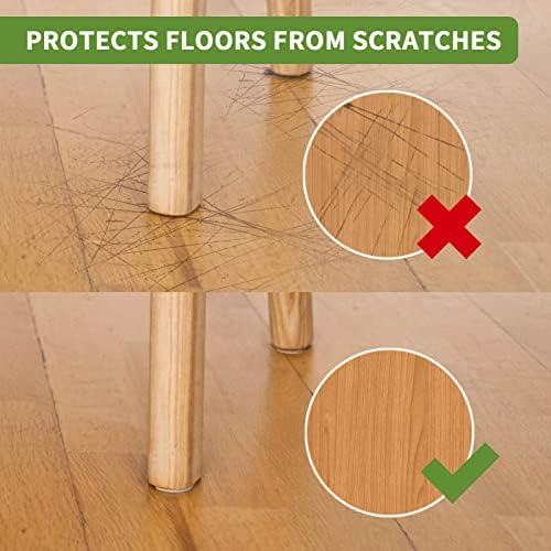Felt Furniture Pads for Hardwood Floors 68 PCS, Round, Beige - Image 4