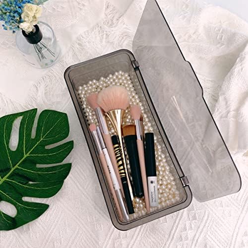 Flatware Tray Kitchen Drawer Organizer With Lid And Drainer - Plastic Kitchen Cutlery Tray and Utensil Storage Container with Cover - Dinnerware Holder for Spoons Forks Knives 10.0x4.3x2.8 - Image 5