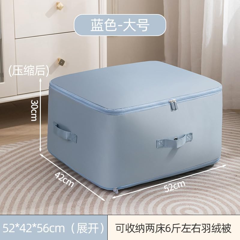 2024 NEW Space Saving Self Compression Organizer,Self Compression Moving Organizer Bags,Storage Tote for Space Saving,Heavy Duty Moving Bags for Comforters,Clothes (Pink, 15.75*11.8*7.08in) - Image 5