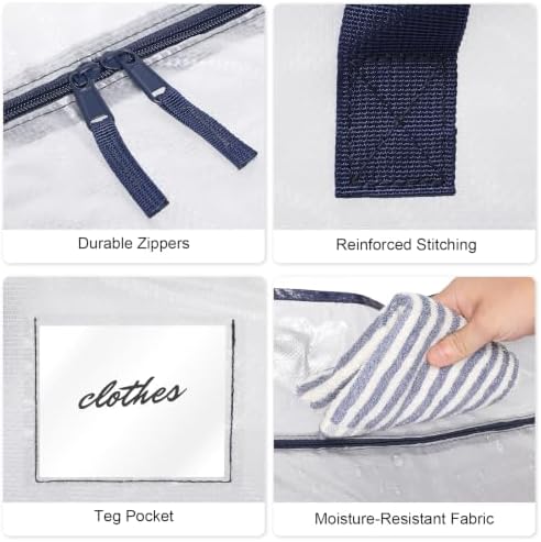 Extra Heavy Duty Large Moving Bags with Zippers and Reinforced Handles - Image 6