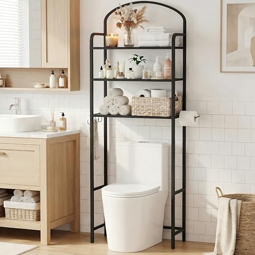 3 Tier Over The Toilet Storage Rack, Bathroom Organizer - Image 2