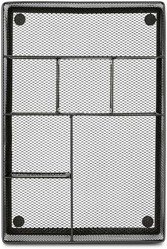 shenee Desk Drawer Organizer Tray,Drawer Organizer for Office and Home,Desk Organizer with Drawers,7 Compartments,Non-Slip Desk Organizers (Black, 12.3" L x 8.3" W x 1.8" H) - Image 7