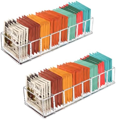 Tasybox Tea Bag Organizer, Tea Holder, Tea Organizers and Storage, 2 Pack by Tasybox