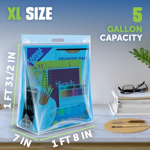 Ziploc Big Bags 5 Gallon XL, Reusable Large-Capacity Plastic Storage Bags, 10 count - Image 2
