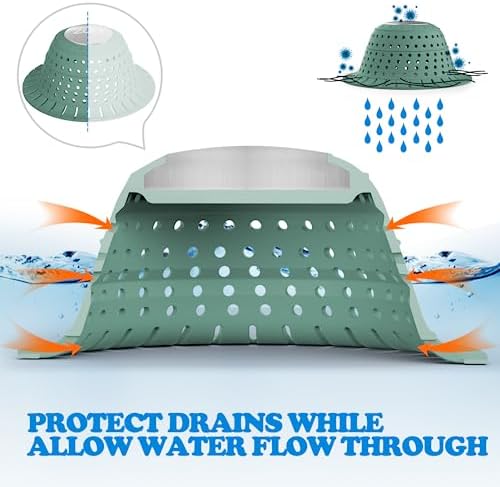 zaa Shower Drain Hair Catcher Bathtub Drain Strainer Sink Drain Protector - Image 6