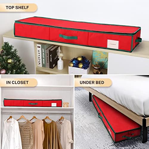 MaidMAX Wrapping Paper Storage, Gift Wrapping Organizer Storage, 42x14x5.5" - Image 6