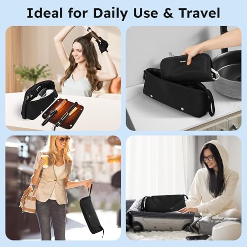 MOKURA Hair Tools Travel Bag with Heat Resistant Mat Fits flat irons - Image 6