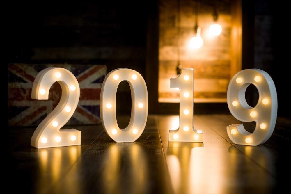 MUMUXI Marquee Light Up Letters | Large Light Up Numbers | Battery Powered and Bright with Every Letter of the Alphabet | For Wedding, Birthday, Party, Celebration, Christmas or Home Decoration (0)