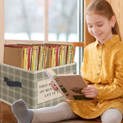 Kids Nursery Foldable Storage Bins Box with Handles, This Little Light of Mine I'm Gonna Let It Shine Collapsible Toys Books Clothes Organizer Basket for Kids Nursery Room Bedroom Bathroom - Image 5