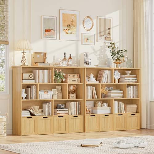 FINETONES Montessori Bookshelf and Kids Toy Storage Organizer with Drawers - Image 4