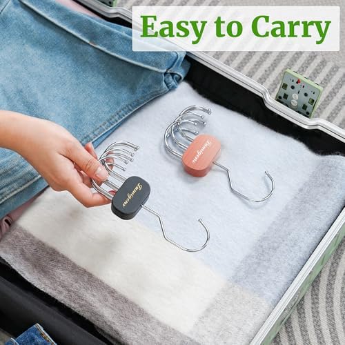 Cedar Wooden Belt Hanger, Belt Organizer for Closet,Rotatable Tie Rack,Belt Holder,Hanging Closet Storage Hook for Belt, Bra, Tank Top, Tie, Scarf, Purse, 1PCS - Image 5