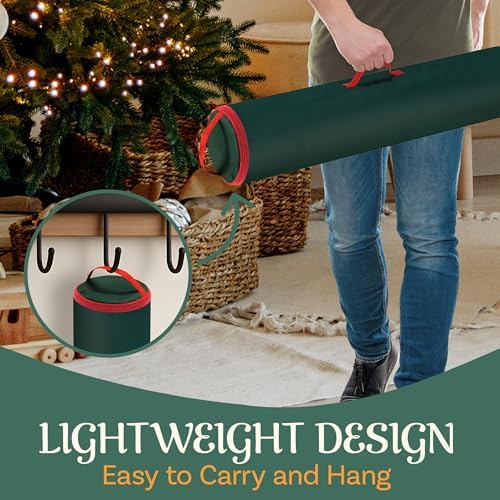 Elf Stor Wrapping Paper Storage Bag, Green, 40” x 9” - Image 5