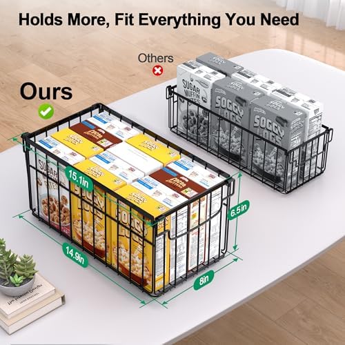 Freezer Organizer Bins, 4 Pack Big Baskets for 5/ 7 Cu.FT Deep Freezer - Image 2