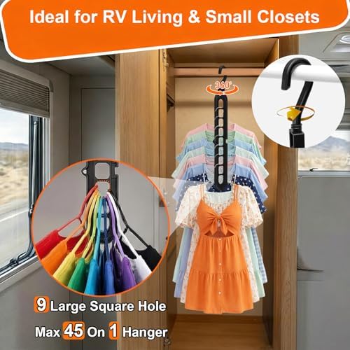 Closet Organizers and Storage,College Dorm Room Essentials Magic Hangers - Image 5