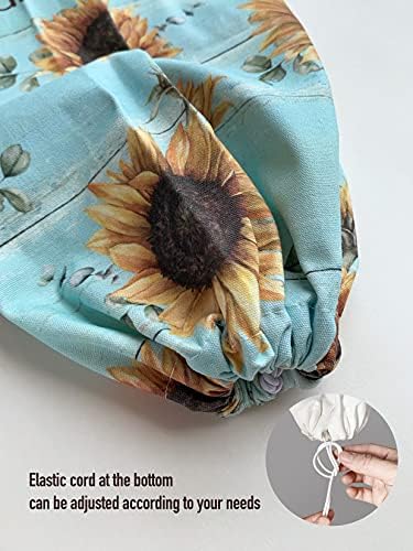Hglian Sunflower Plastic Bag Holder Be The Sunshine Grocery Bag Organizer Storage-Canvas Extra Large - Image 4
