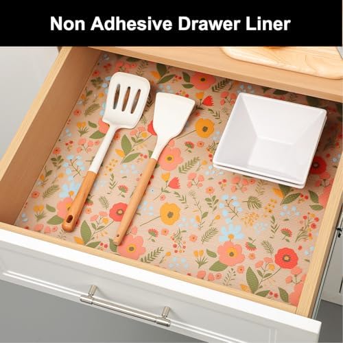 Cooyes Shelf Liner Non-Adhesive EVA Cabinet & Drawer Liner 17.5" x 120" - Image 3