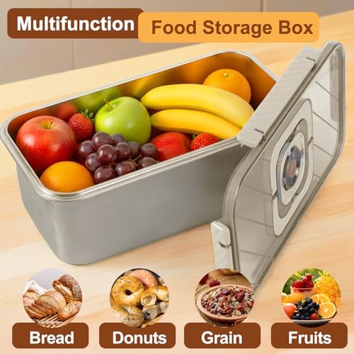 Bread Box for Homemade Bread 304 Stainless Steel, Large Bread Container - Image 7