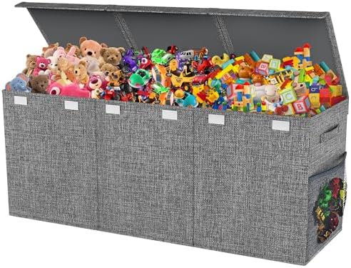 Extra Large Toy Box with Lids, Large Storage Chest Organizer, 40"x14"x16" by Mabahoo