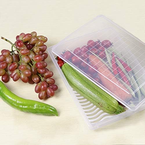 4PCS Food Storage Container, Plastic Food Containers Large - Image 7