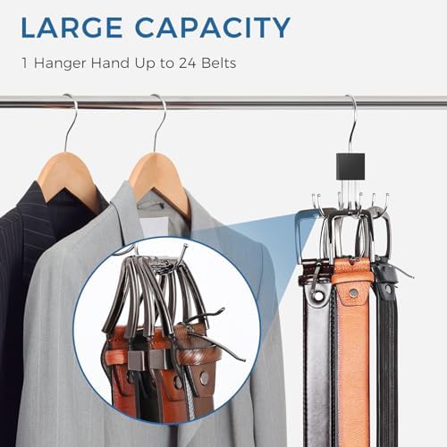 1 Pack Belt Hanger, Belt Organizer for Closet - Image 3