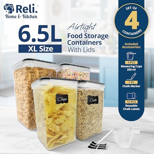 Reli. 6.5L Airtight Food Storage Containers with Lids | XL - Image 2