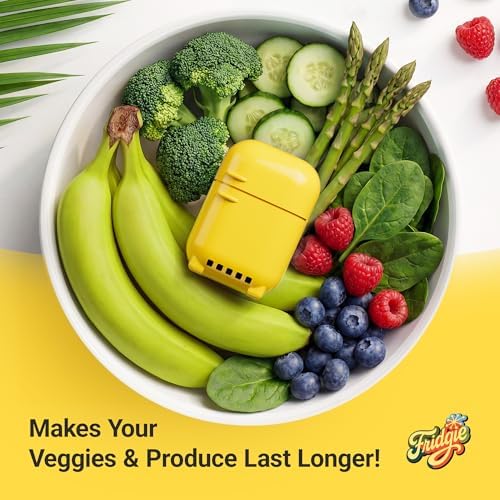 Fridgie Produce Saver, Ethylene Gas Absorber, Fresh Fruit Saver - Yellow - Image 6