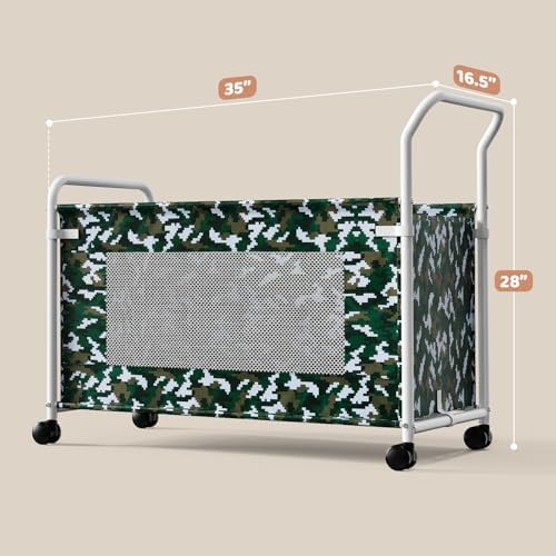 KEEGH Extra Large Toy Box for Kids, Heavy Duty Toy Storage, Camouflage - Image 6