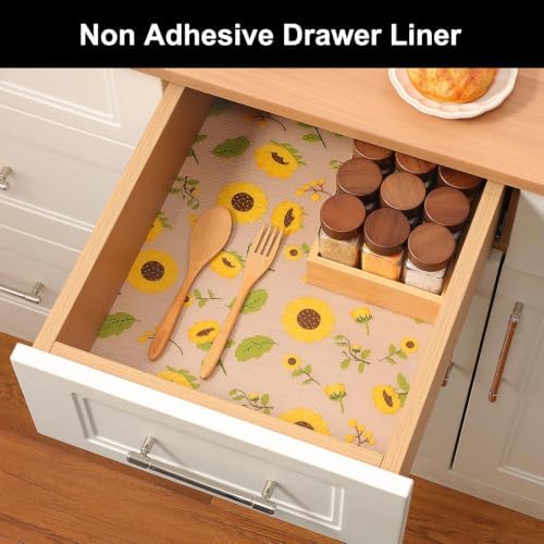 Cooyes Shelf Liner Non-Adhesive EVA Cabinet & Drawer Liner 11.8" x 240" - Image 2