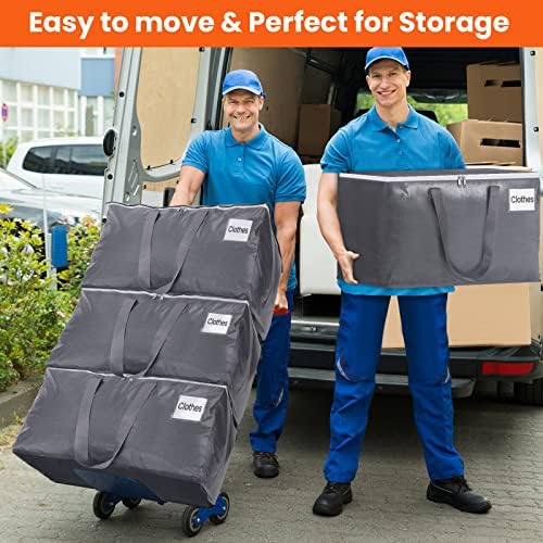 BlissTotes Large Moving Bags, Storage Bags, 125L-2 Pack - Image 5
