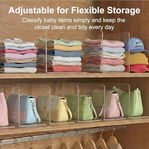SortNStore Shelf Dividers Closet Organization: 6" Tall x 10" Deep (Small) - Image 5