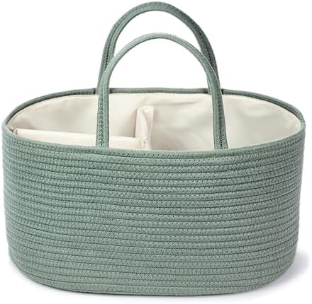 Diaper Caddy Organizer, Gift Basket for Baby Shower, Newborn Essentials by KODOMOORE