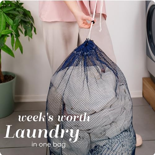 Handy Laundry Mesh Laundry Bags 2 Pack, XL 24x36 in, Heavy Duty Nylon - Image 3