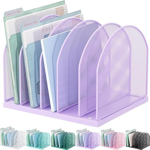 gianotter Desktop File Organizer with 5 Compartments by gianotter