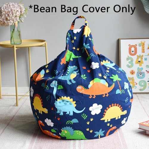 YuppieLife Stuffed Animal Storage Bean Bag Cover, 38" Velvet Toy Organizer - Image 6
