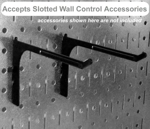 Wall Control 30-P-3232GV Galvanized Steel Pegboard Pack - Image 3