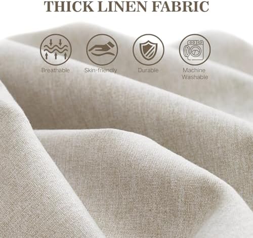 DEEPSHARK Bed Gap Filler,Mattress Gap Crack Filler Between Bed and Wall with Removable Cover,Thick Headboard Gap Filler for King（Beige-King-78 * 2 * 12in） - Image 5