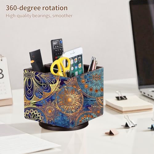 360°Rotatable TV Remote Control Holder/Caddy for Table,Nightstand Organizer - Image 2