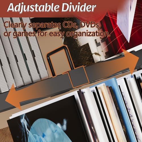 3 Tier Vinyl Record Storage Rack with Casters, Black Metal Record Holder - Image 4