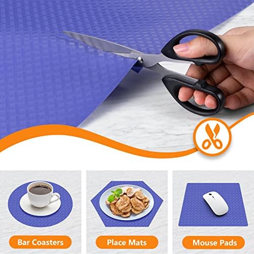 Shelf Liners for Kitchen Cabinets, Drawer, Fridge Liner Blue 11.8"× 118" - Image 5